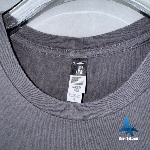 1173 Nine Line Apparel “13 STRONG” Tribute Tee – XL - Gray - Picture 4 of 9
